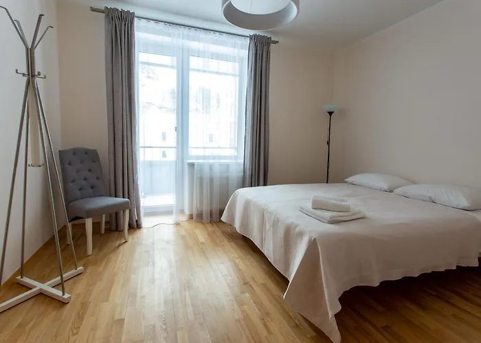 アパート Violetos Lux Apartamentai2 ドルスキニンカイ